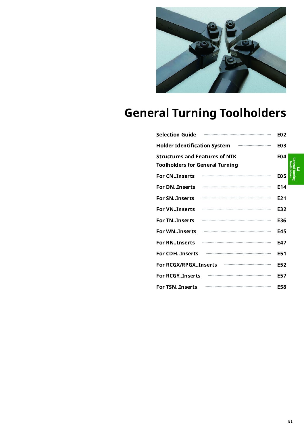 General Turning Toolholder