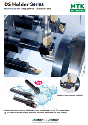 DS Holder Series｜ For Grooving and Back Turning operations