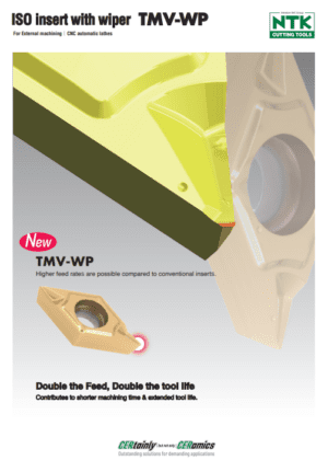 ISO insert with wiper TMV-WP ｜ For External turning