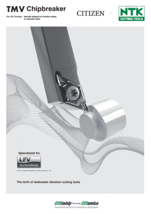 TMV Chipbreaker× CITIZEN｜ Designed for Vibration Cutting