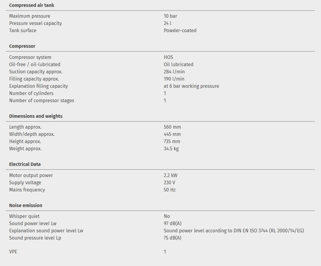 COMPACT-AIR 311/24 E - Image 6