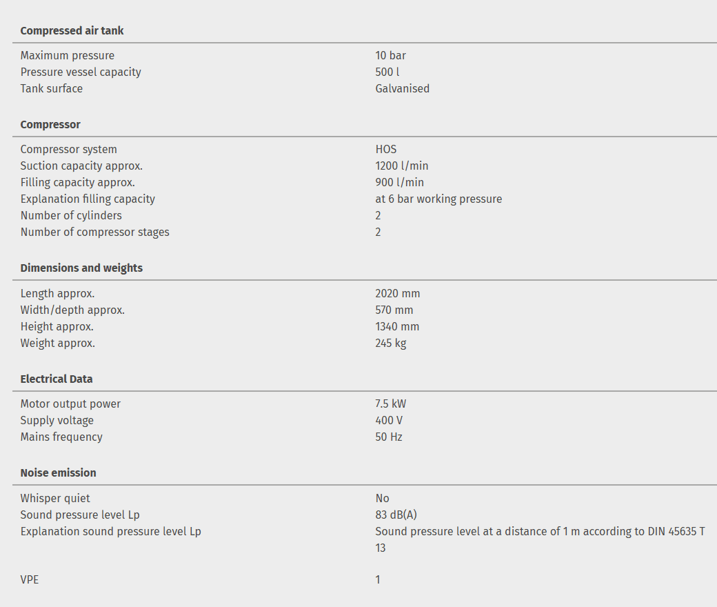 AIRPROFI 1253/500/10 H - Image 2