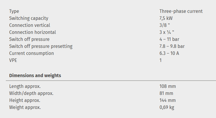 CONDOR MDR 3 / 6.3-10 A / 11 bar - Image 2