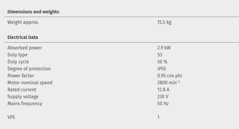 2,2 kW / 230 V - Image 2