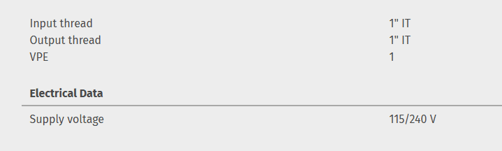 Compressed air energy saver G1, connection: IG 1 " - Image 2