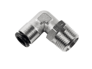 3/8" AG x 8 mm, elbow, 16 bar