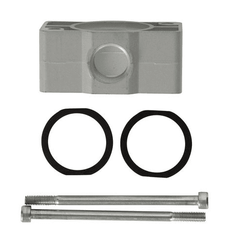 Connection block 1" with 2 x 1/2" thread