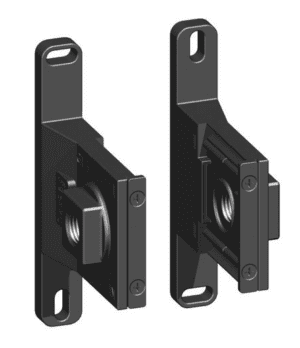 Fastening set wall bracket  1/4" 12 bar