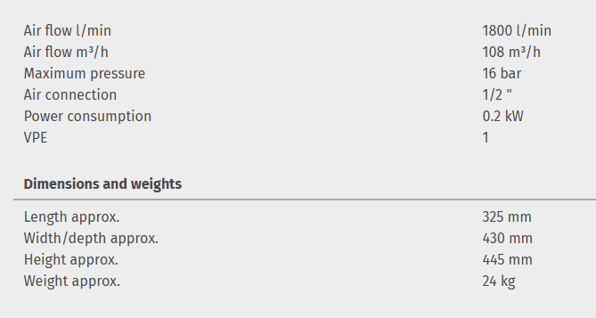 Compressed air refrigeration dryer AD 108 - Image 2