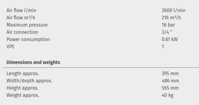 Compressed air refrigeration dryer AD 216 - Image 3