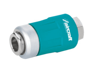 Safety quick coupling  with internal thread