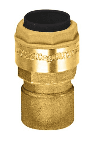 Straight screw-in connector (brass)