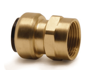 Straight screw-in connector (brass)