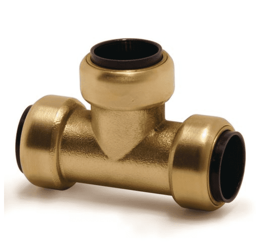 Reducing tee connector (brass)