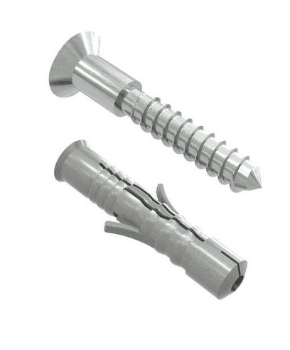 Dowel with screw Ø 6 x 45