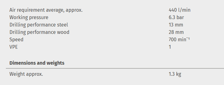 Pistol drill BM 13 HT - Image 3