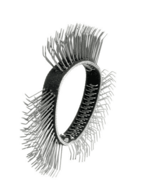 Wire brush belt  roughly 11 mm