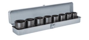 Impact wrench nuts set  3/4 "8 pcs.