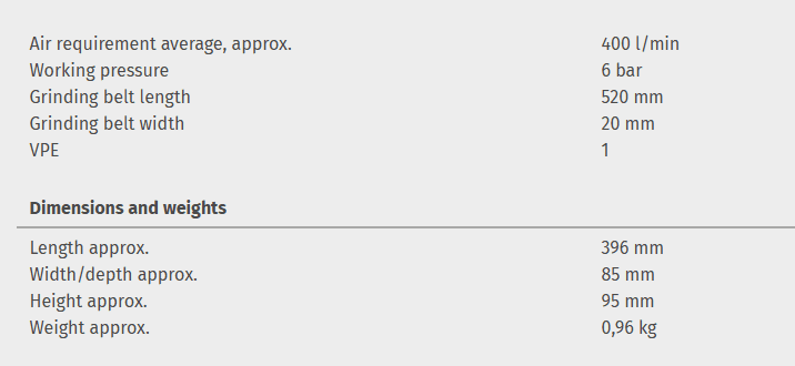 Belt sander BS-C 20 PRO VS - Image 2