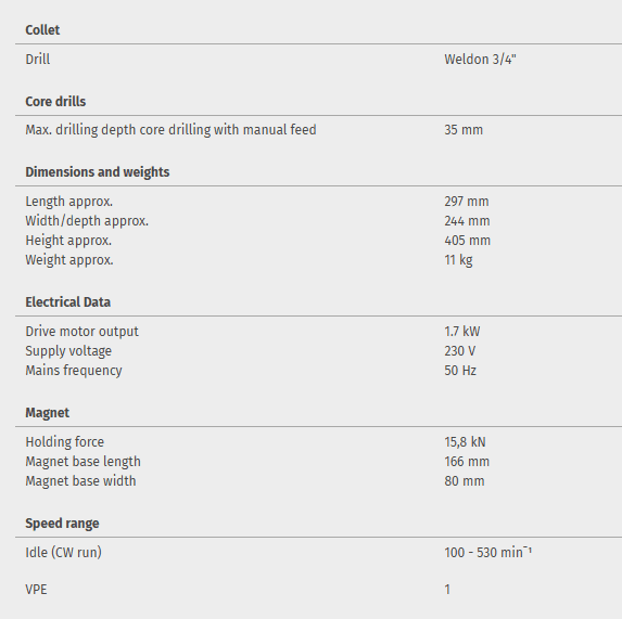 Magnetic core drill OPTIdrill DM 50V - Image 10