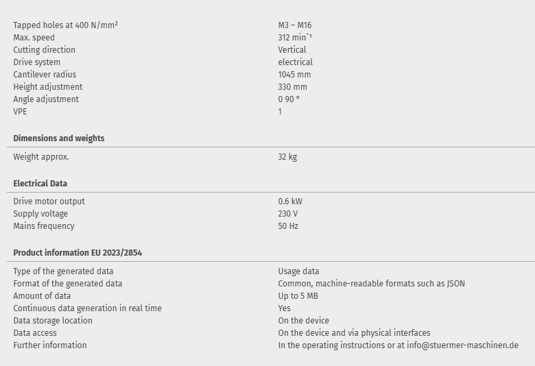 Servoelectric tapping machine OPTIdrill DG 16 - Image 5