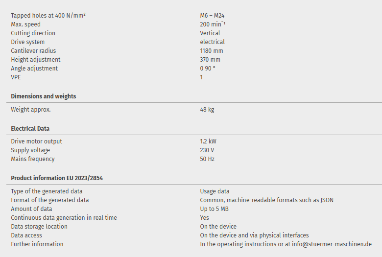 Servoelectric tapping machine OPTIdrill DG 24 - Image 5