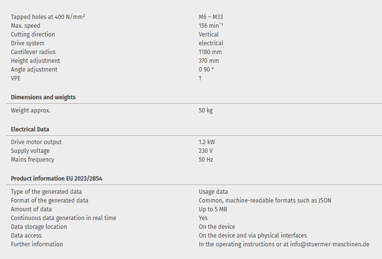 Servoelectric tapping machine OPTIdrill DG 36 - Image 5