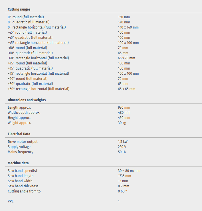 Metallbandsäge OPTIsaw SP 15V - Image 4
