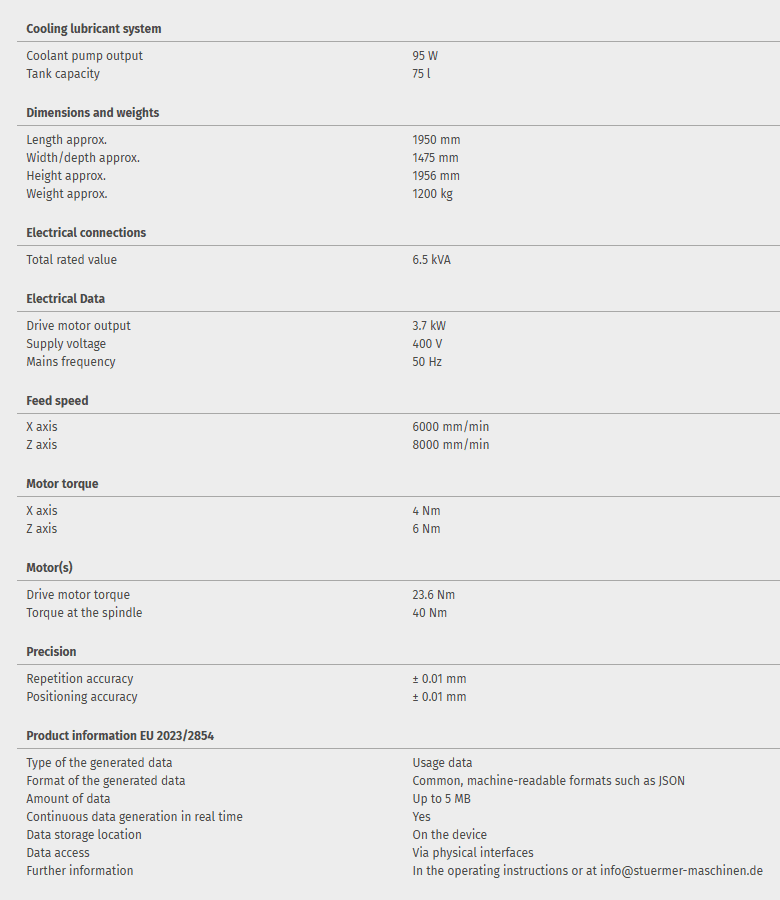 CNC flatbed lathe OPTIturn L 34HS Sinumerik 808D ADVANCED - Image 10