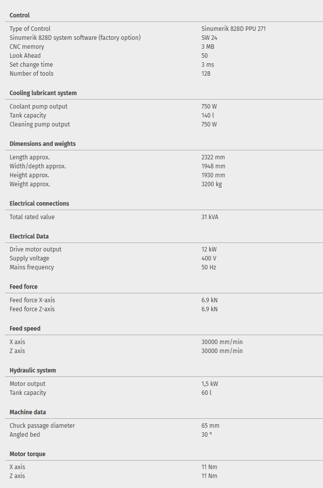 CNC slant bed lathe OPTIturn S 600 - Image 12