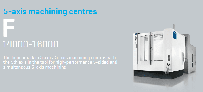 5-axis machining centres F 14000-16000