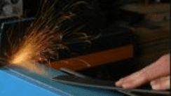 Grinding and polishing machines for metal